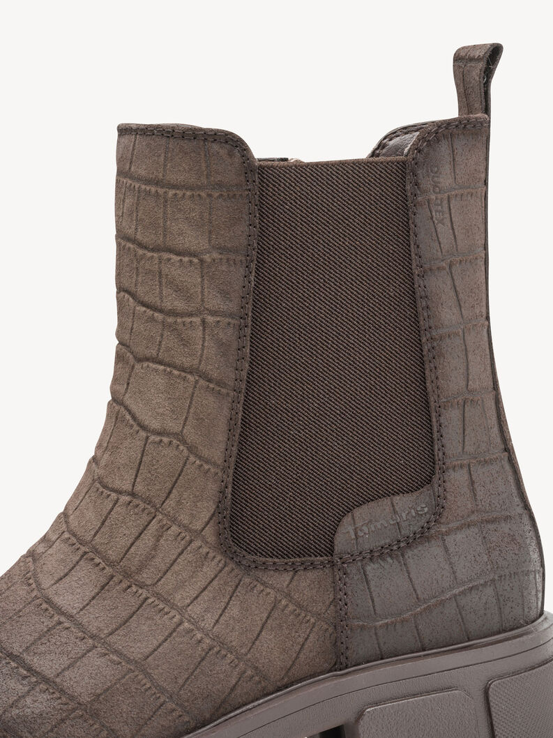Chelsea boot - brown, MOCCA CROCO, hi-res