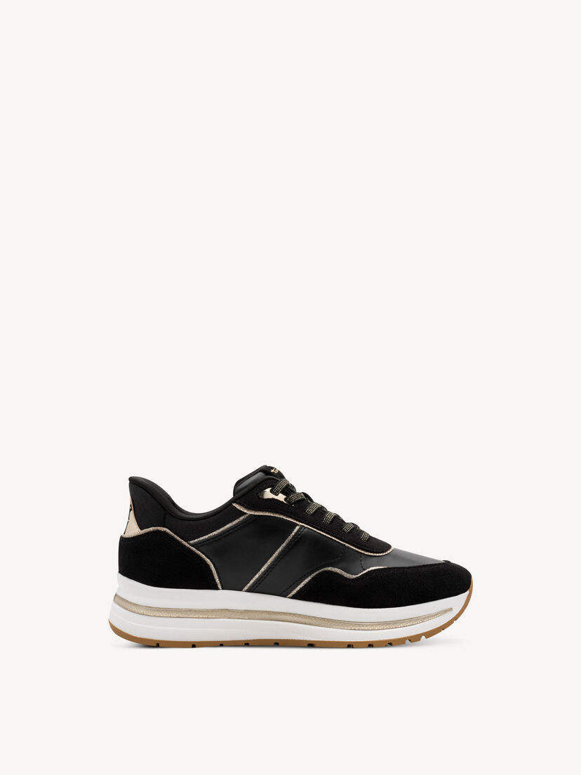 Sneaker - zwart, BLACK, hi-res