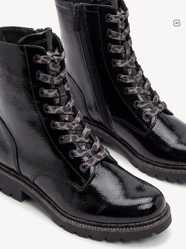 Bootie - black, BLACK PATENT, hi-res
