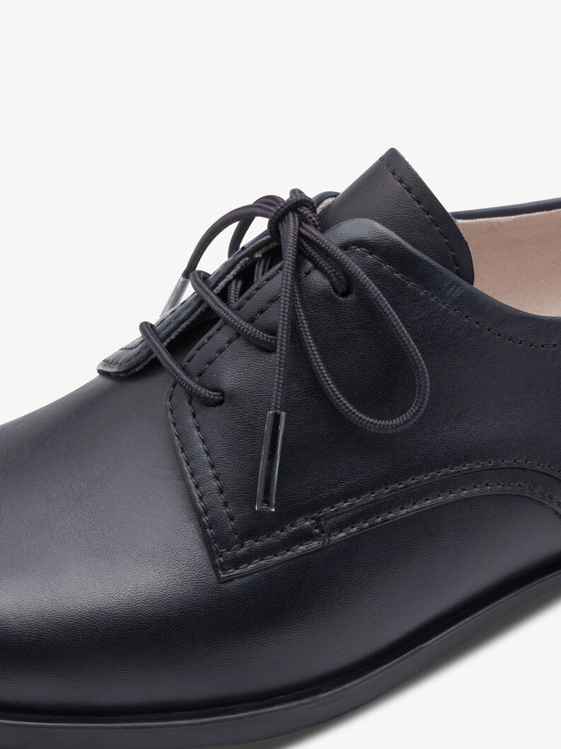 Derbie en cuir - bleu, NAVY LEATHER, hi-res