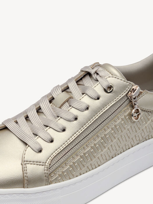 Sneaker, goud, hi-res