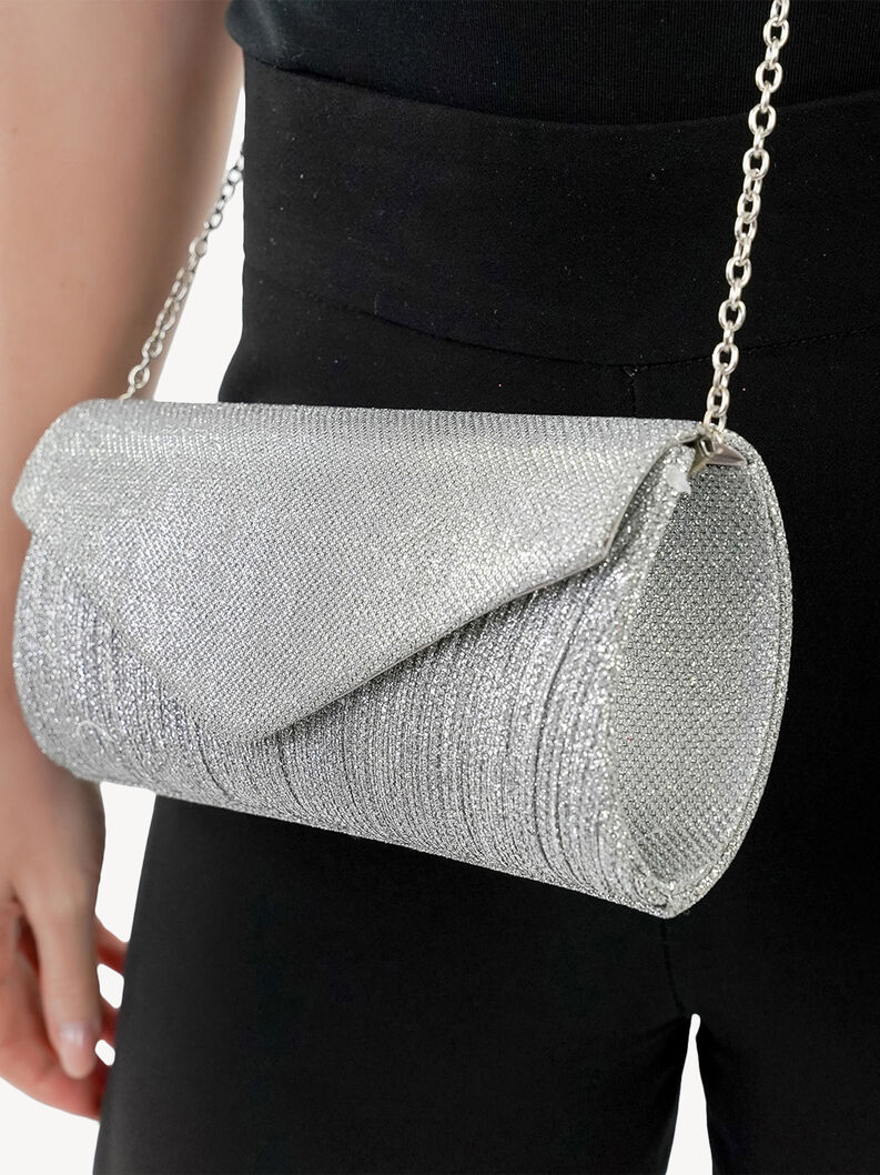 Clutch - silber, silver, hi-res