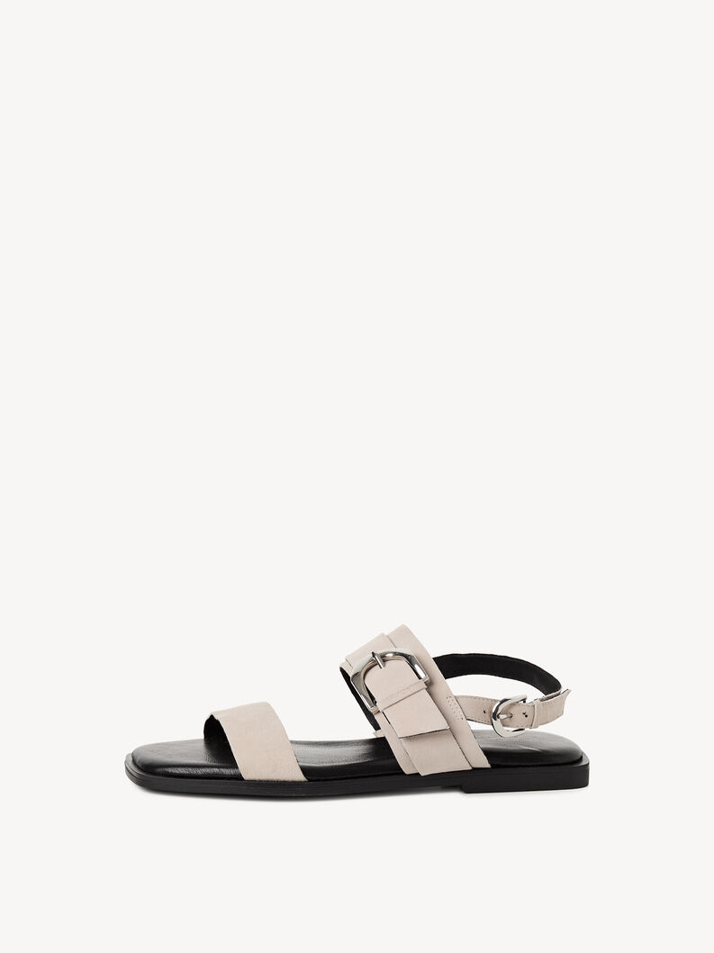 Ledersandale - beige, TAUPE, hi-res