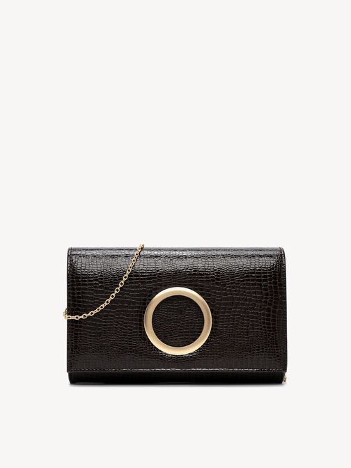 Clutch bag, brown, hi-res