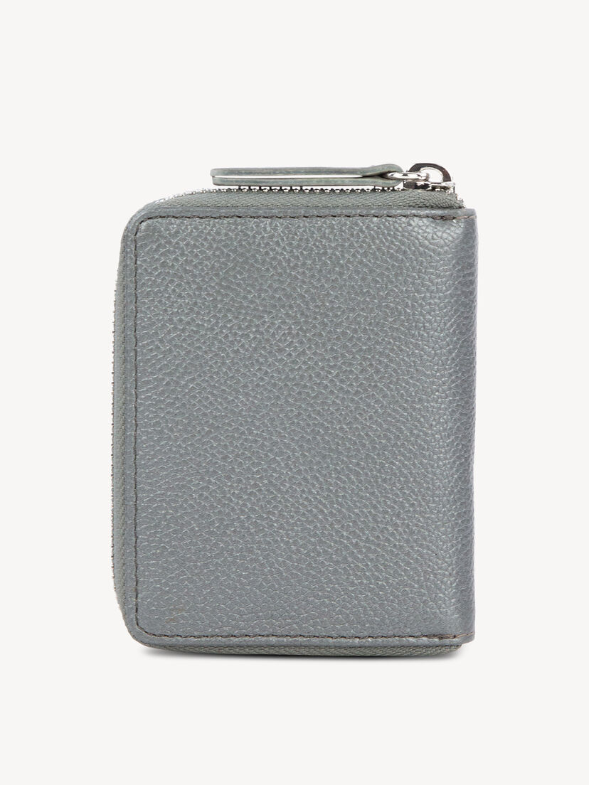Leren Portemonnee - zilver, darksilver, hi-res