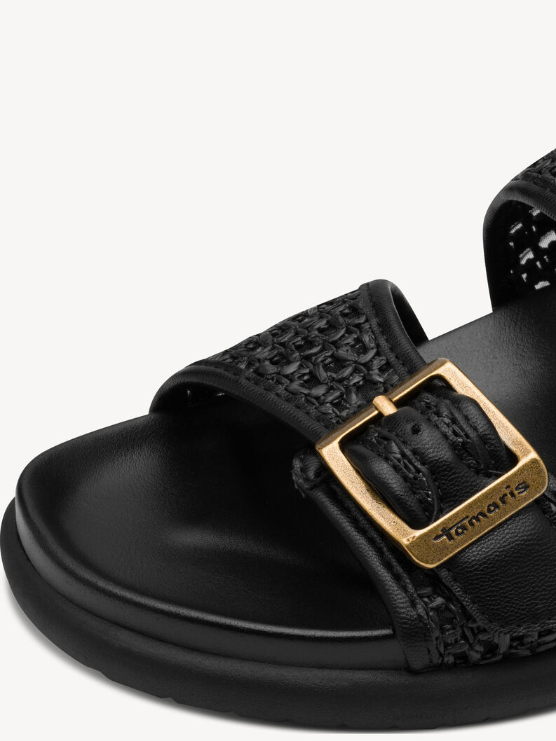 Pantolette - schwarz, BLACK, hi-res