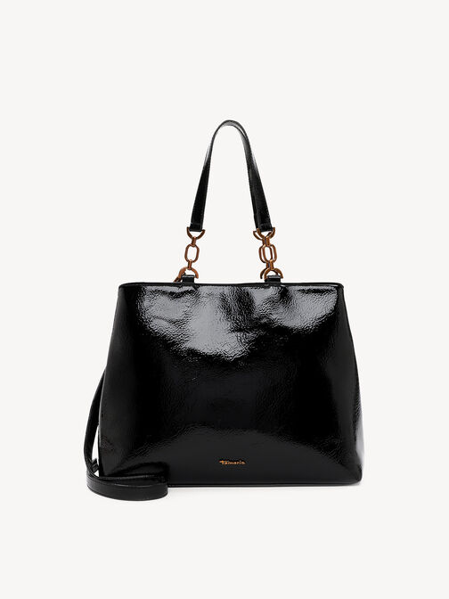 Shopping bag, black, hi-res