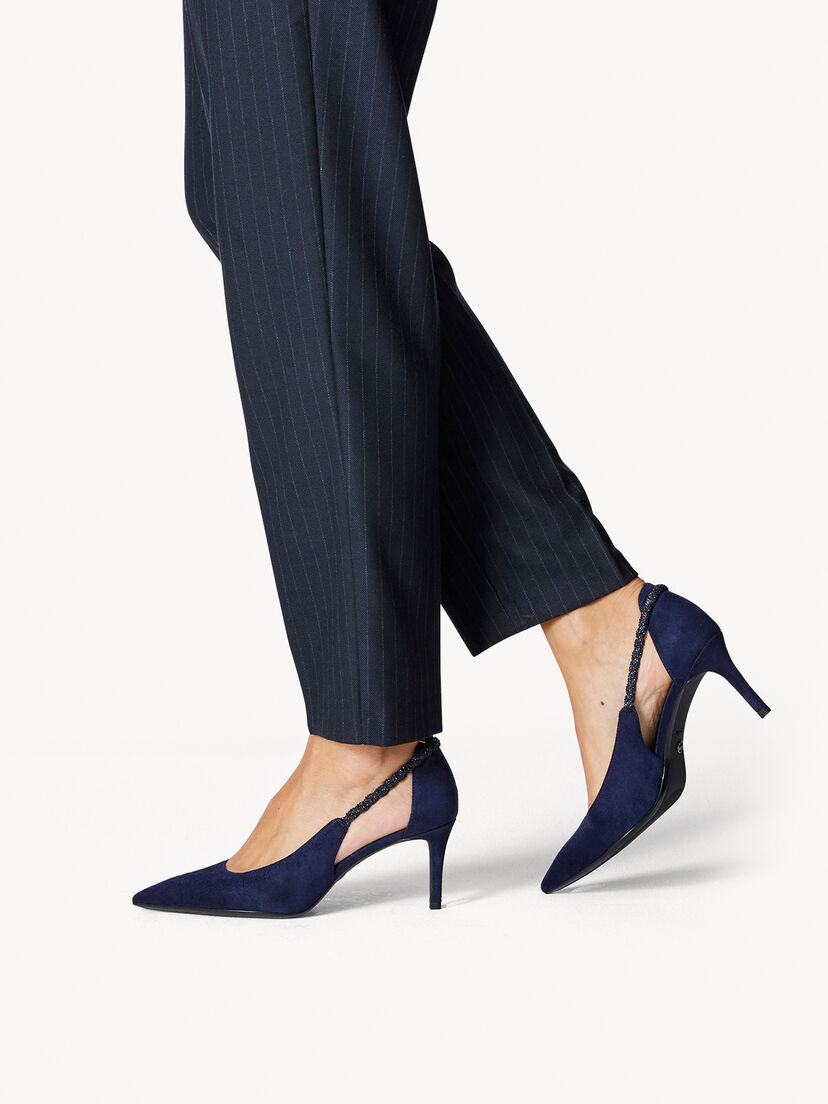 Pumps - blauw, DARK BLUE, hi-res