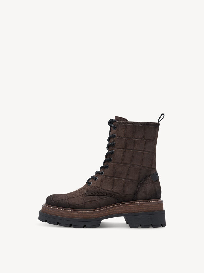 Bootie - brown, MOCCA CROCO, hi-res