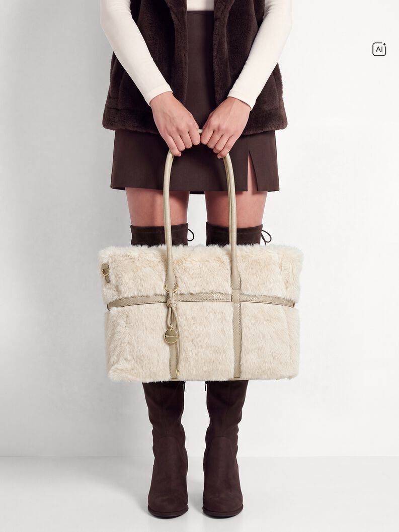 Shopper, beige, hi-res