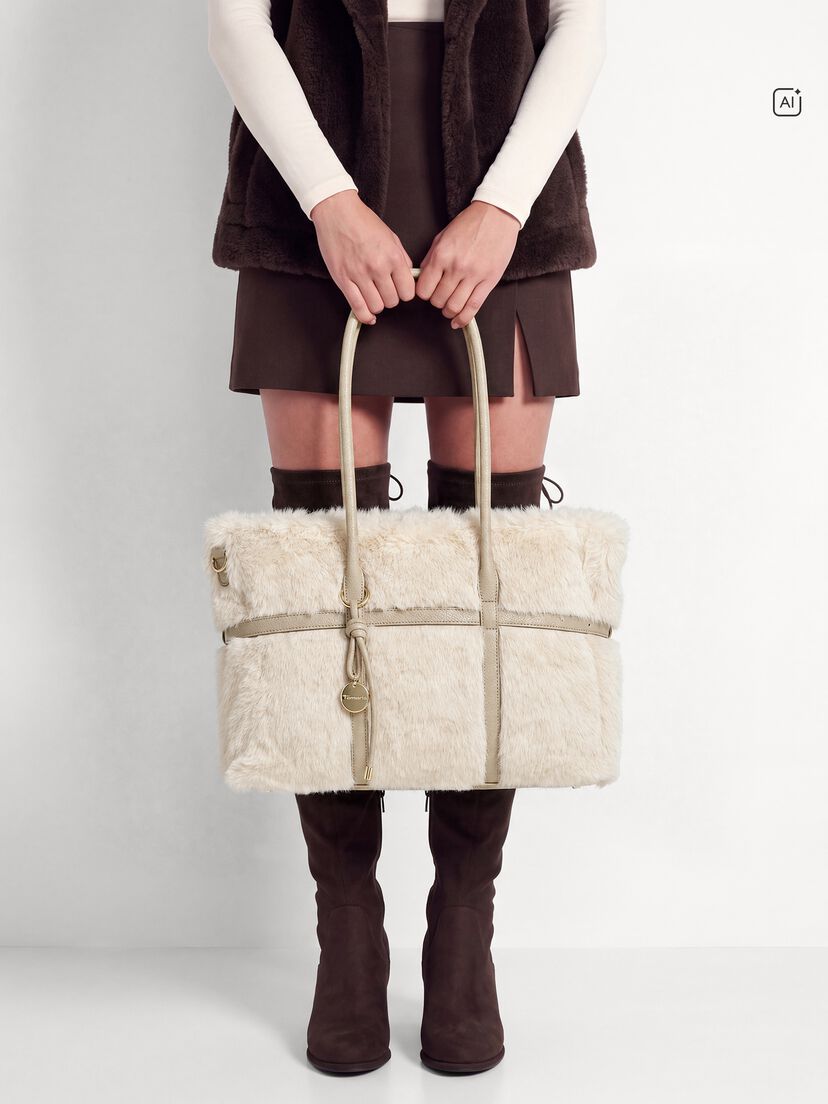 Shopper - beige, beige, hi-res