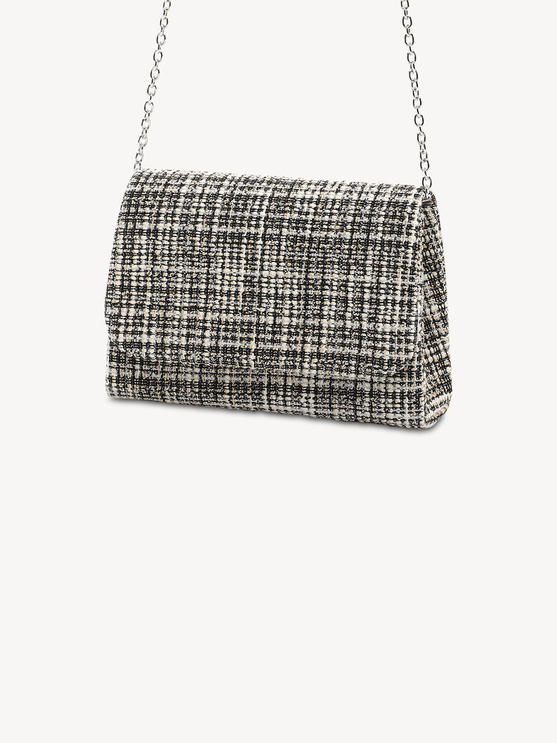 Clutch bag - black, black/beige, hi-res