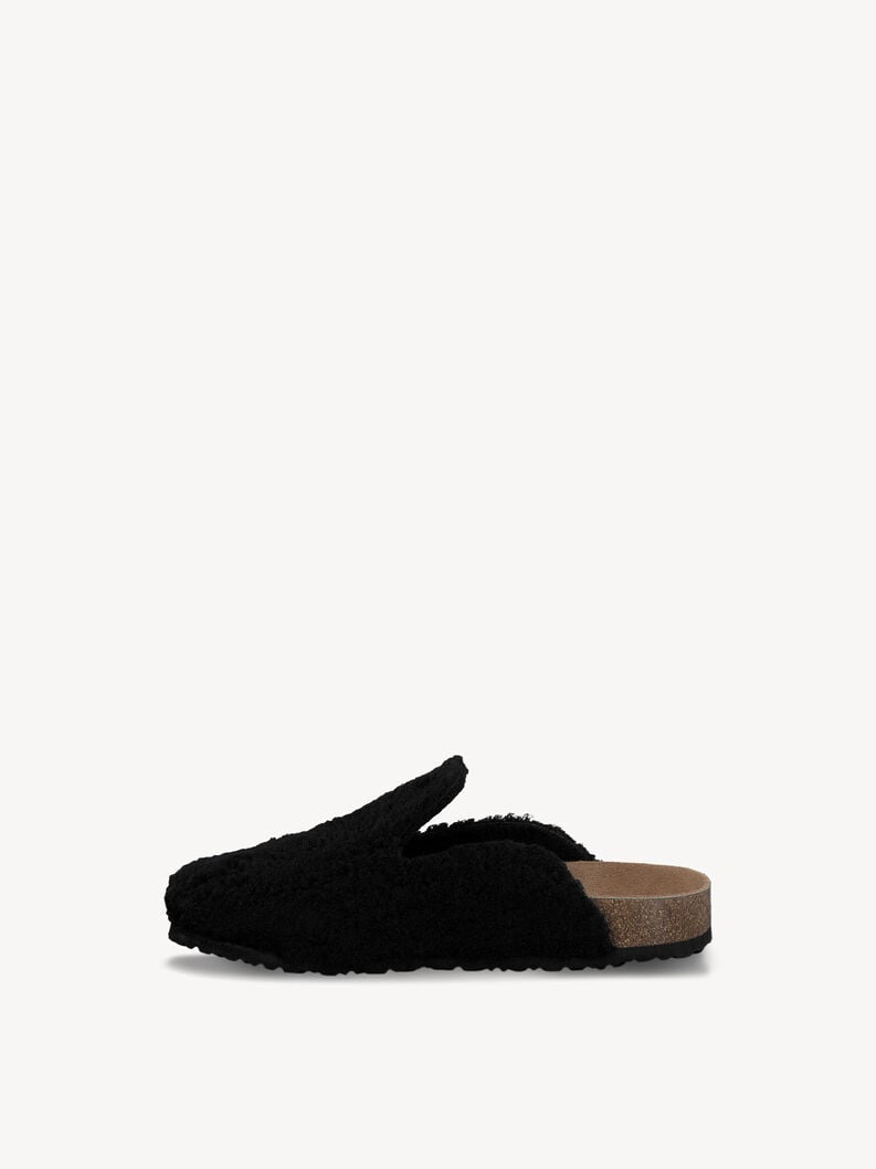 Slippers - black, BLACK, hi-res