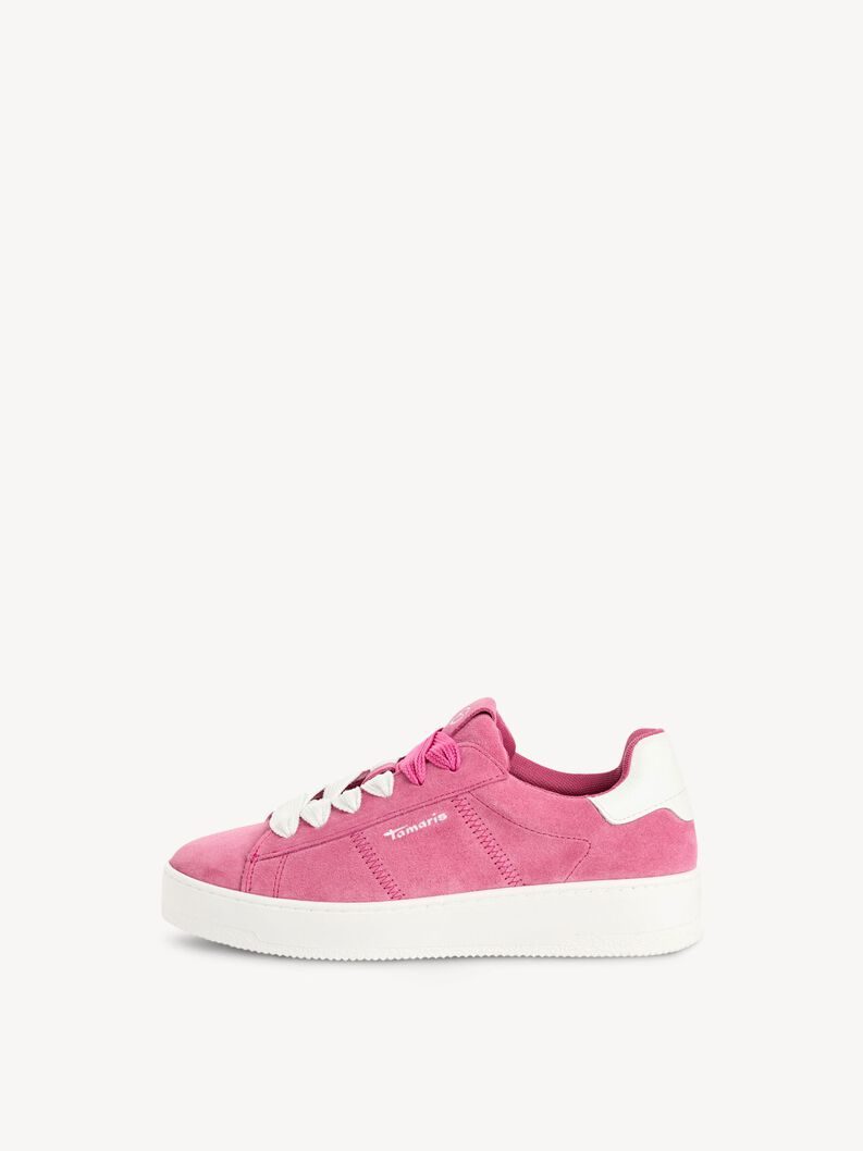 Ledersneaker - pink, PINK, hi-res