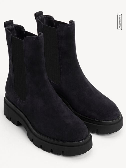 Bottine Chelsea, NAVY SUEDE, hi-res