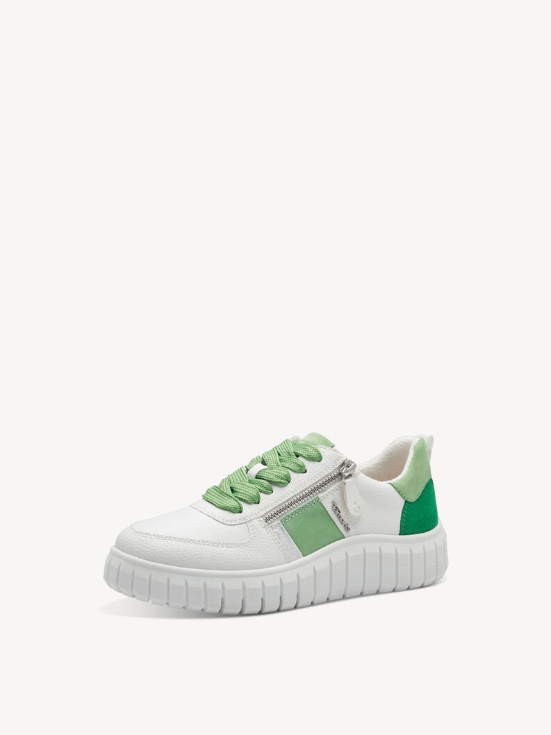 Sneaker - green, WHITE/ GREEN, hi-res