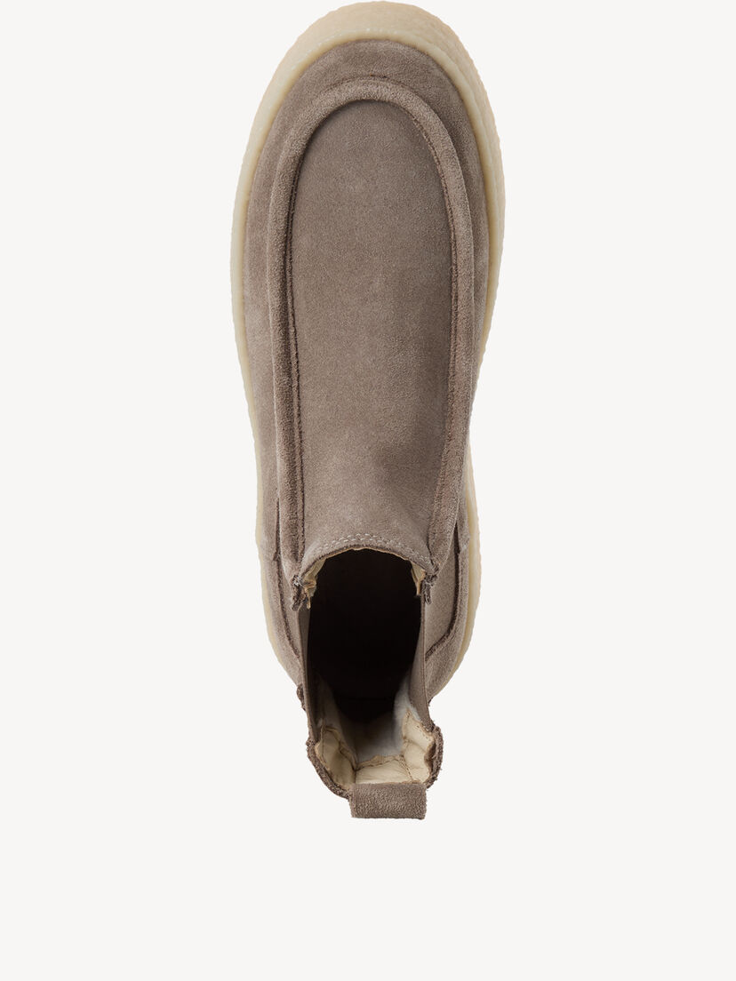 Leren Chelseaboot - beige, TAUPE, hi-res