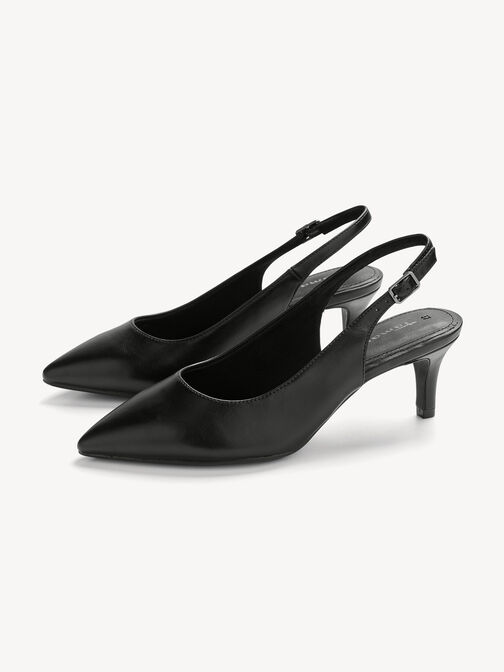 Slingpumps, BLACK, hi-res