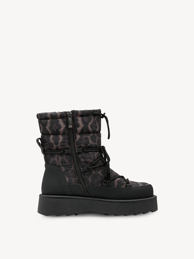 Enkellaarsje, BLACK/LEOPARD, hi-res