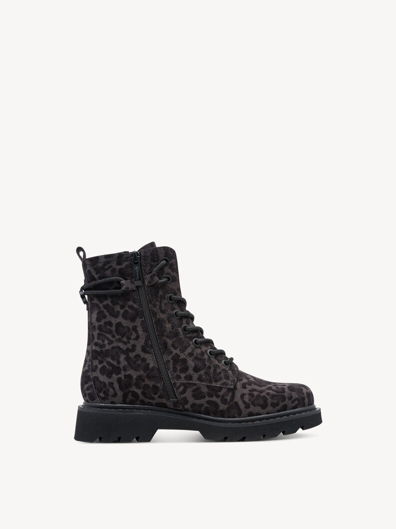 Stiefelette - grau, GREY LEOPARD, hi-res