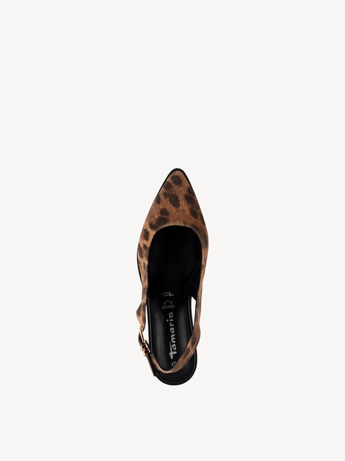 sling pumps, LEOPARD, hi-res