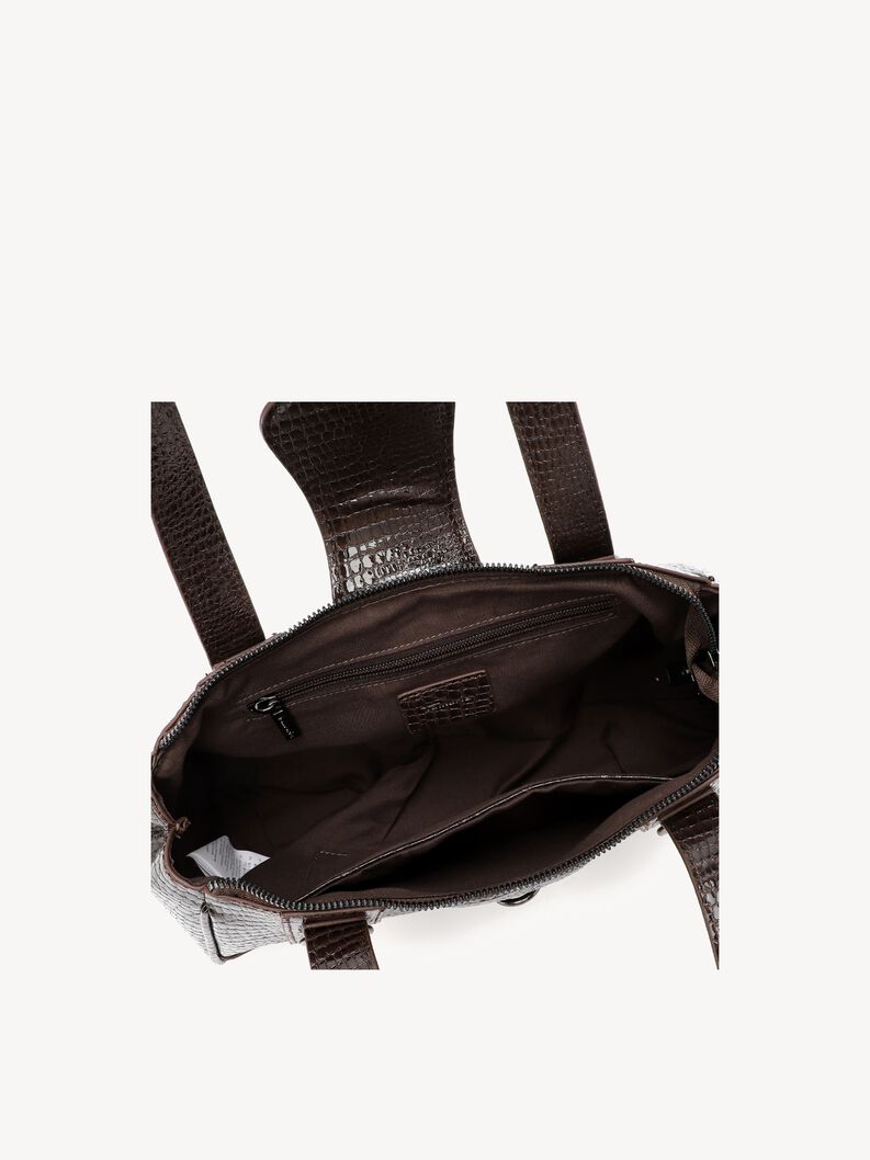 Shopping bag - brown, brown, hi-res