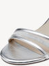 Heeled sandal - metallic, SILVER COMB, hi-res
