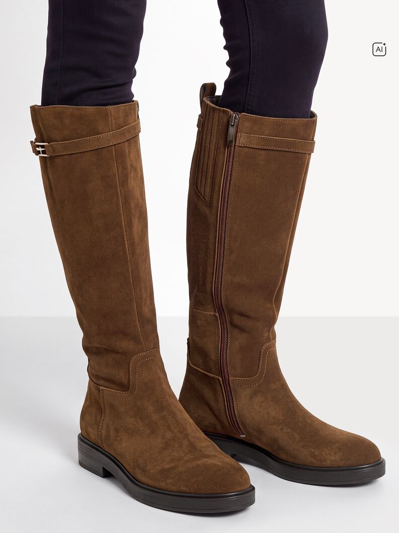 Lederstiefel - braun, CAMEL, hi-res