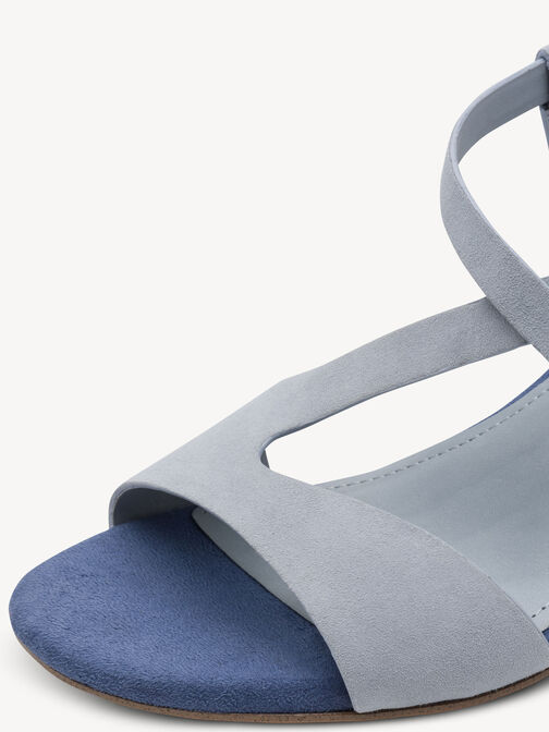 Heeled sandal, LT. BLUE COMB, hi-res