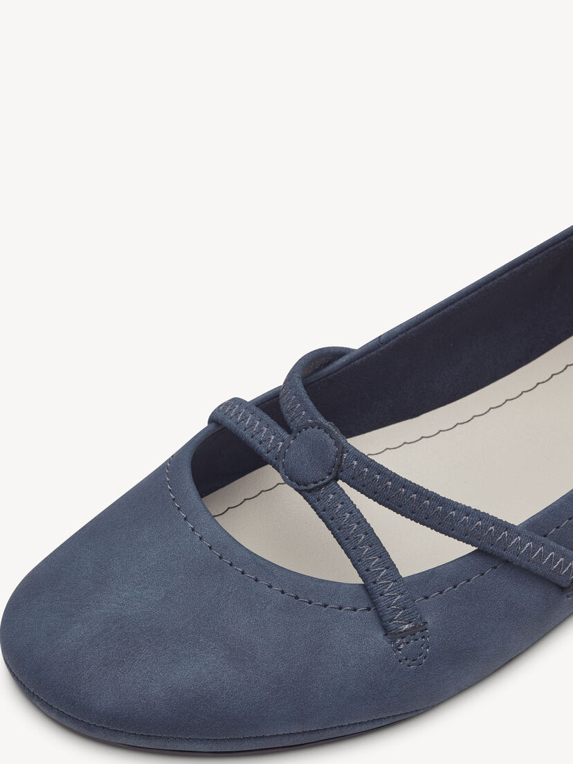Ballerina - blauw, NAVY, hi-res