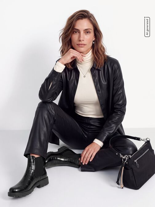 Bottine Chelsea, BLACK CROCO, hi-res