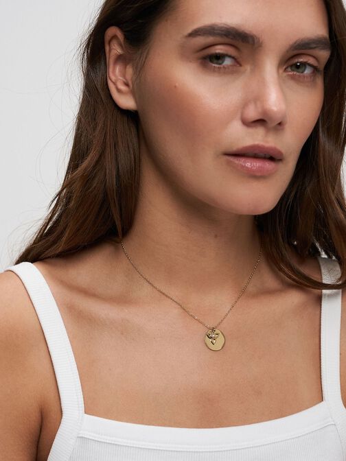 Necklace, gold, hi-res