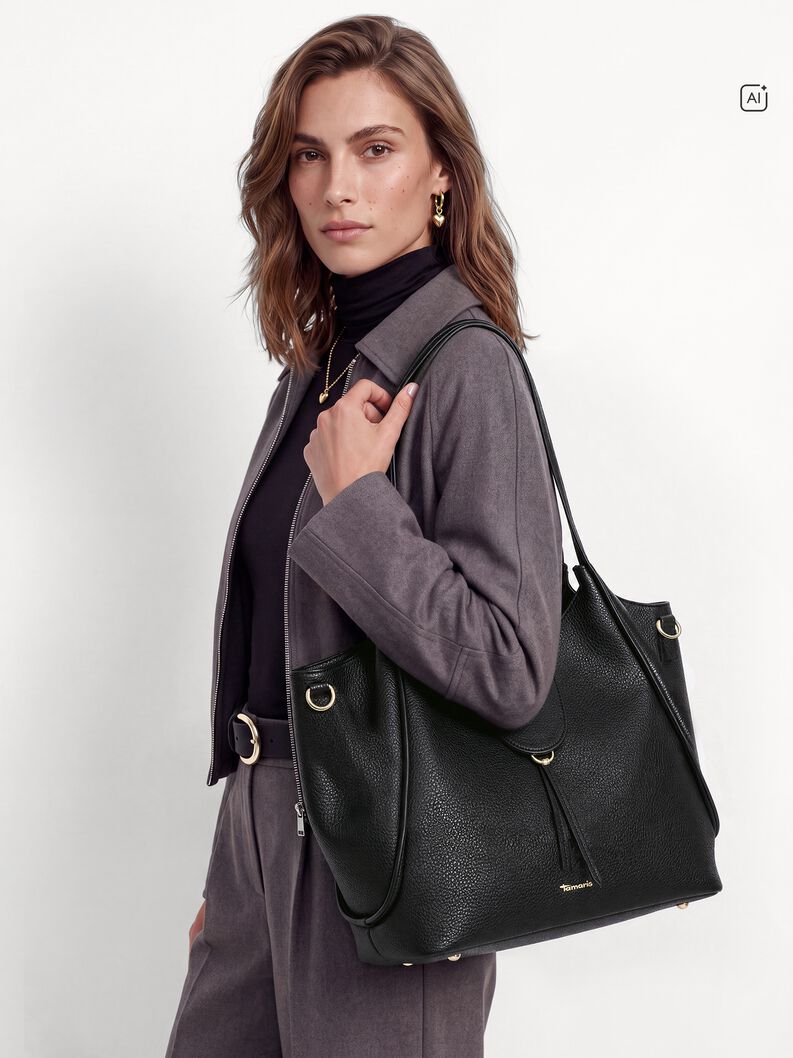 Shopper - schwarz, black, hi-res