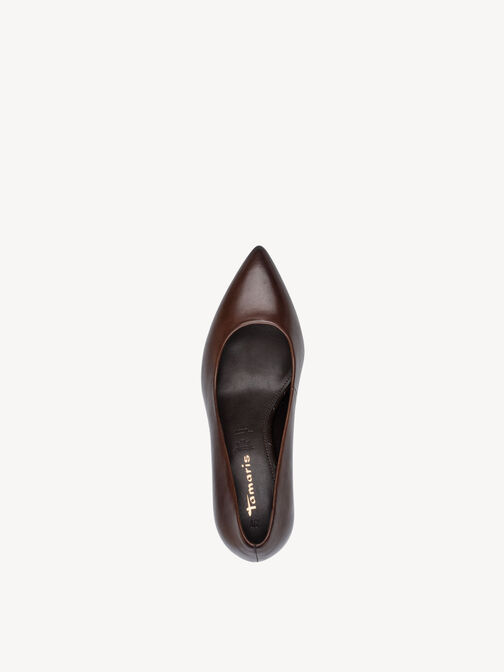 Pumps, MAHOGANY LEA., hi-res