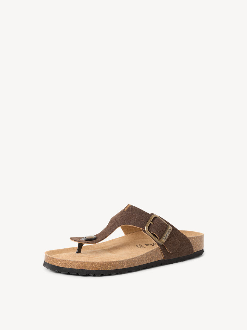 Slipper - bruin, MOCCA NUBUC, hi-res