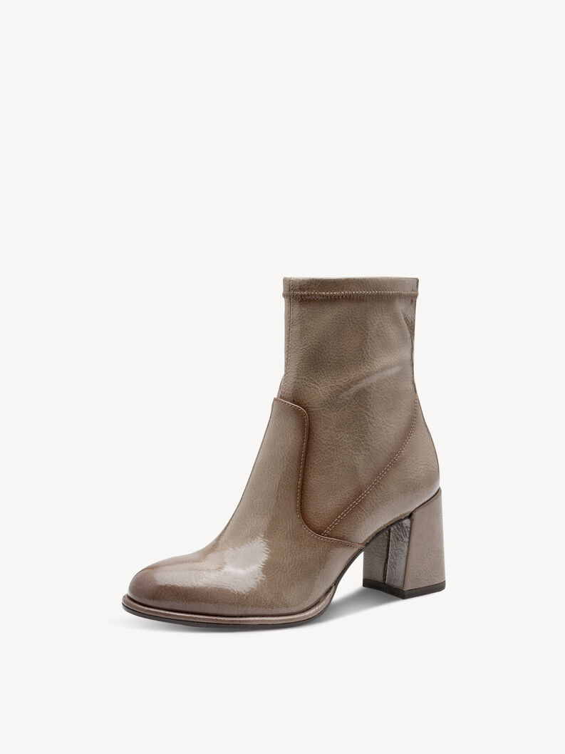 Stiefelette - beige, TAUPE PATENT, hi-res