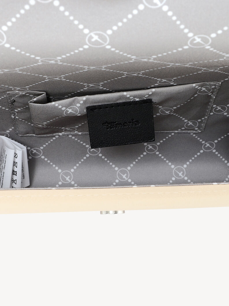 Clutch bag - beige, cream, hi-res