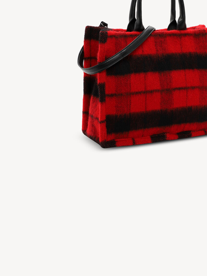Shopping bag - red, red, hi-res