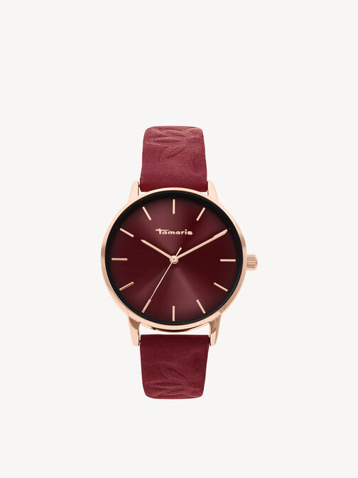 Uhr, roségold-glossy rot, hi-res