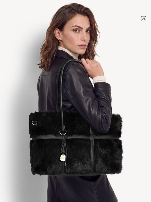 Shopper, black, hi-res