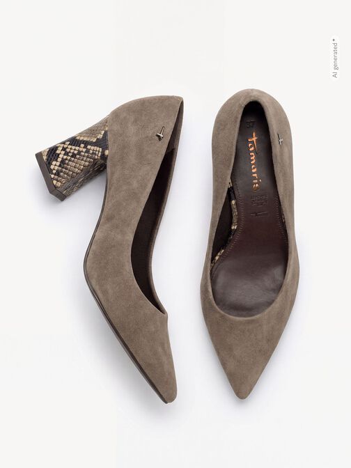 Escarpin, TAUPE COMB, hi-res