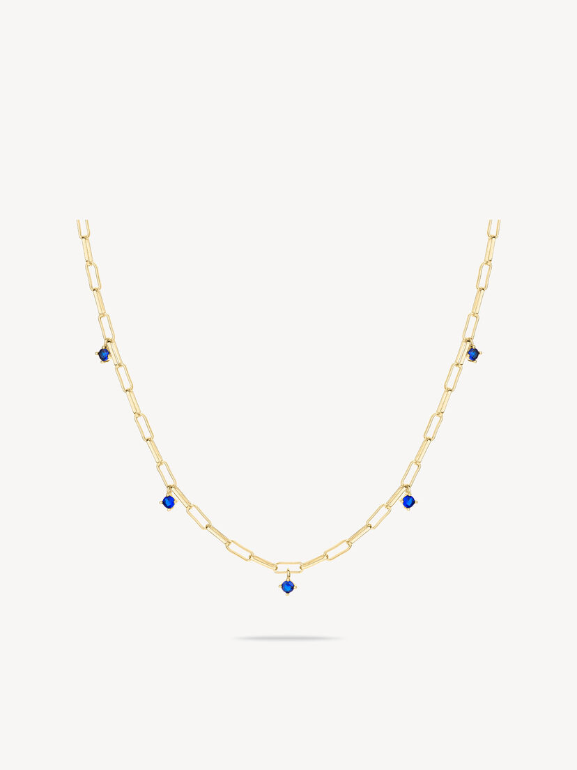 Halskettinge - goud, goud, hi-res