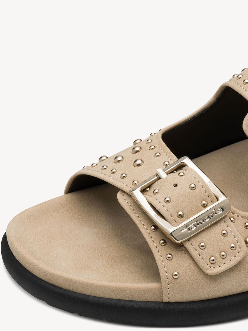 Klapki - brązowy, TAN, hi-res