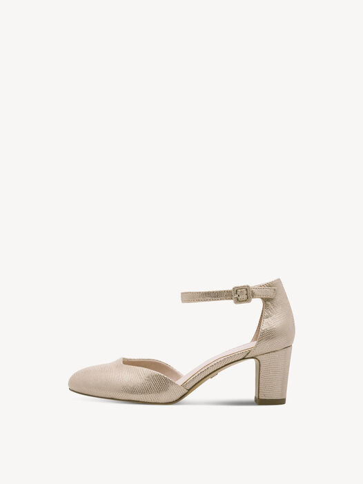 Pumps, LT GOLD STRUCT, hi-res