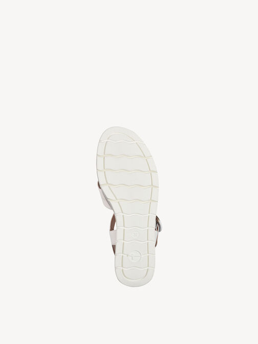 Sandale à talon, WHITE LEATHER, hi-res