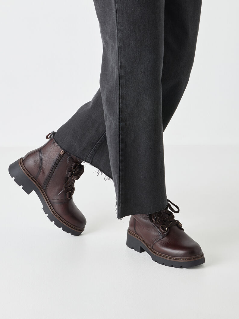Stiefelette - braun Warmfutter, MOCCA, hi-res