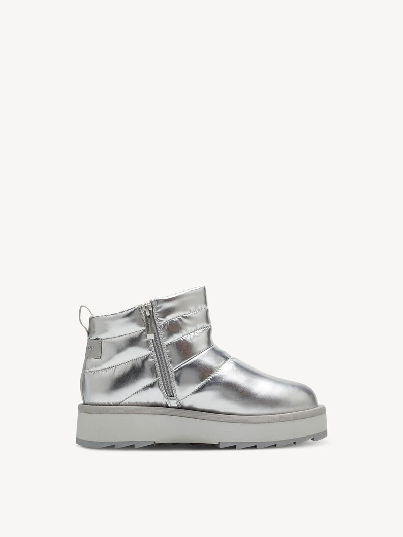Stiefelette - silber Warmfutter, SILVER, hi-res