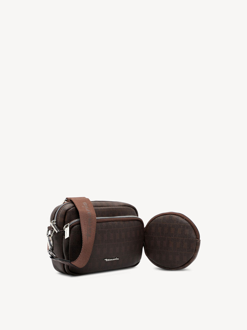 Borsa marrone Tamaris con tracolla removibile e due scomparti