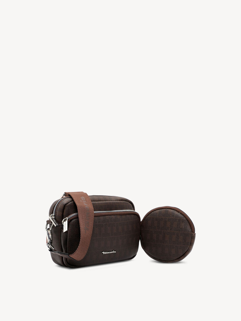 Bruine Tamaris tas met afneembare riem en twee vakken