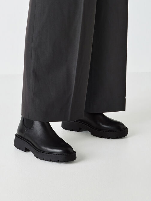 Chelsea Boot, BLACK LEATHER, hi-res